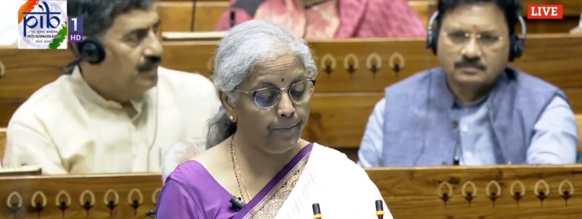 FM Nirmala Sitharaman presents Budget 2024-25 in the Parliament